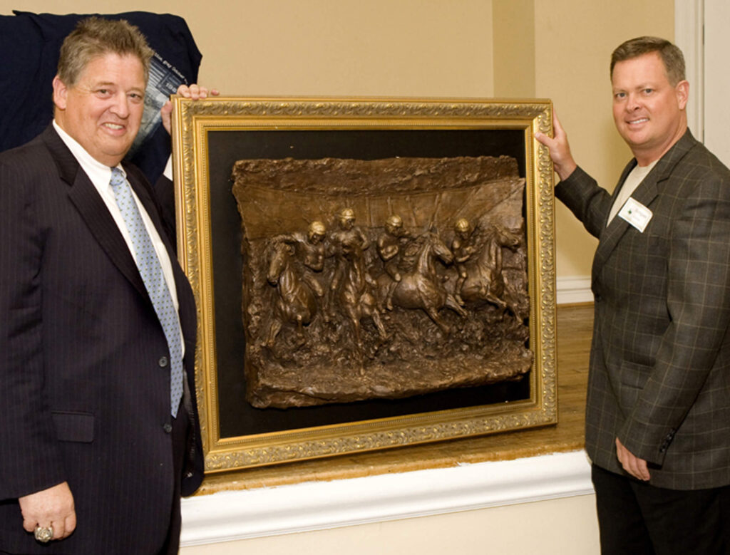 charlie weiss with patron the four horsemen.jpg