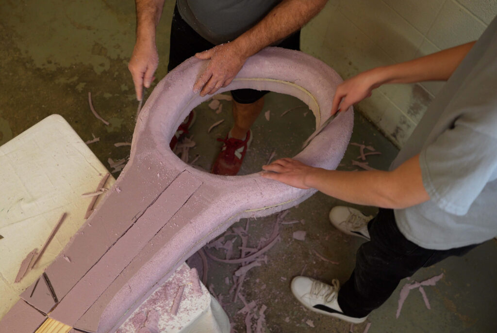 filing world's largest scissors