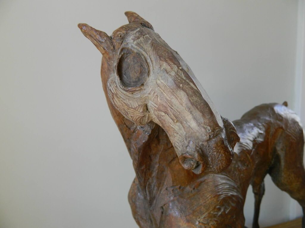 stud bronze racehorse sculpture paul kamish kamish studios