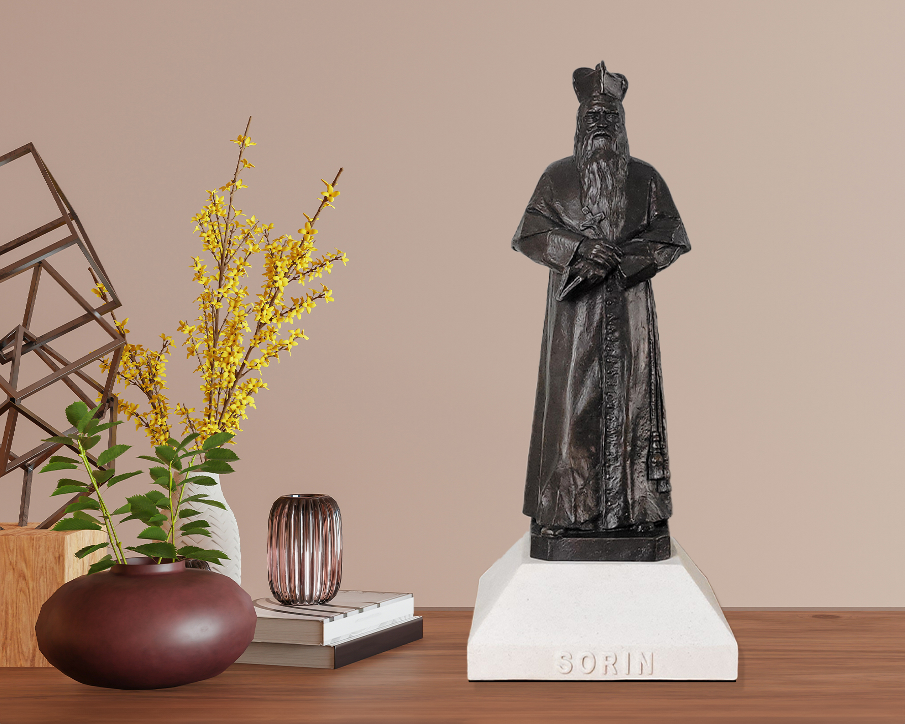 notre dame 16 fr. sorin black bronze sculpture black patina 2.jpg